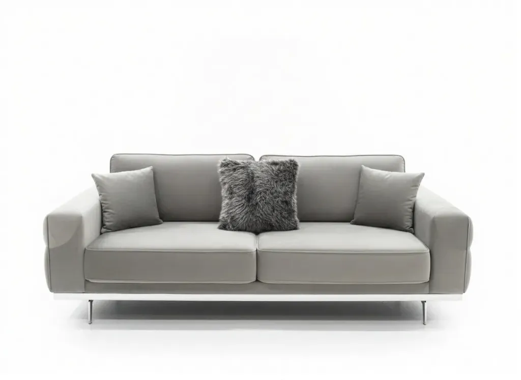 Helen Three-Seater Sofa With High Legs