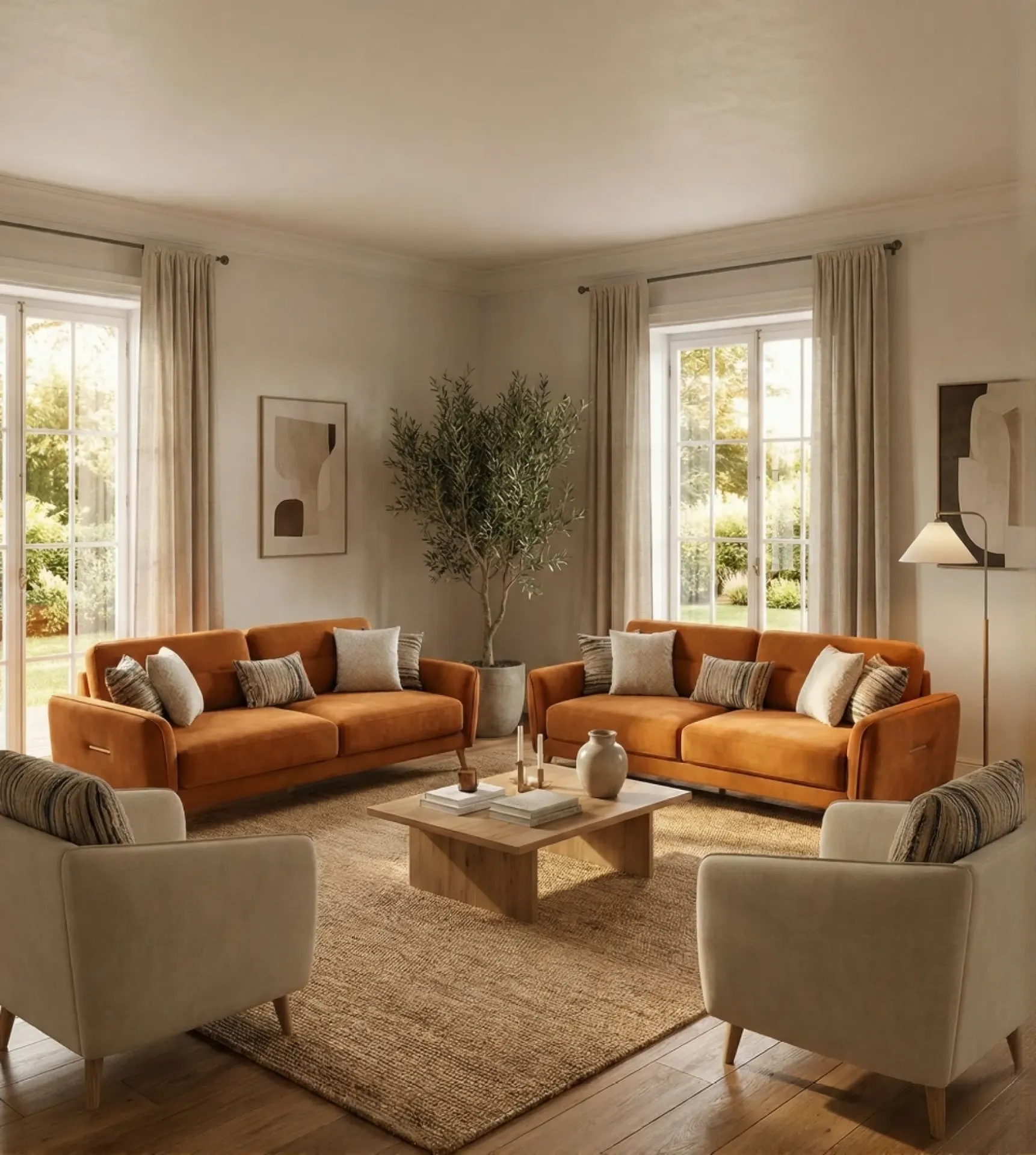 Relax Sofa Set Ahsap